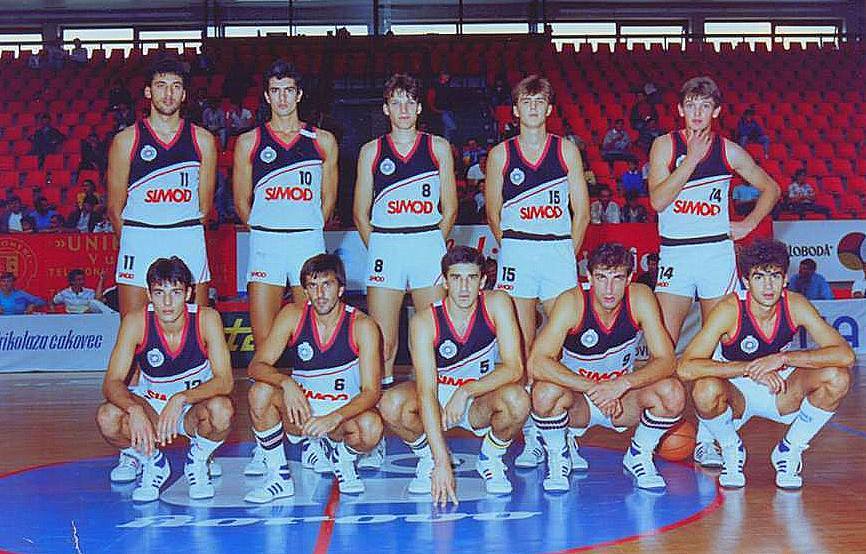 Ekipa KK Partizan iz sezone 1986/87
